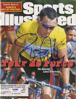 Lance Armstrong Signed Sports Illustrated Magazine